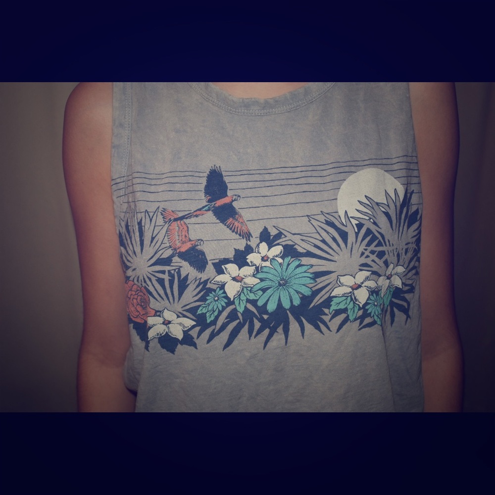 Tropical tank top